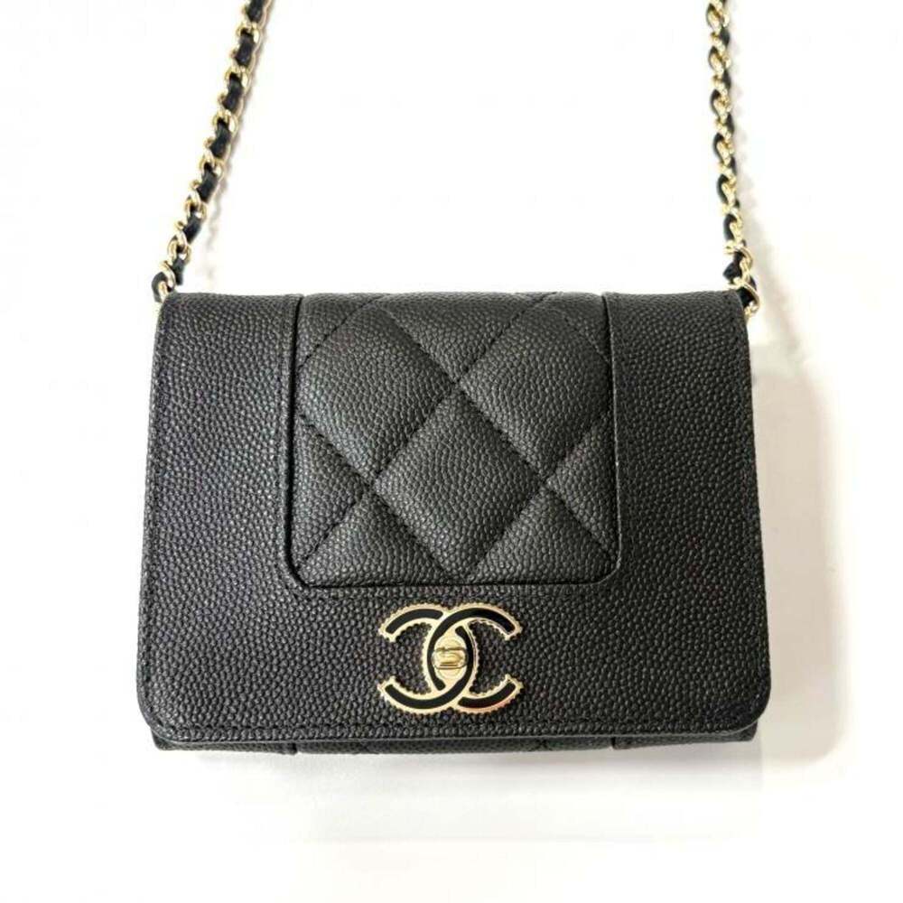 CHANEL Black Caviar Leather Wallet - Picture 3 of 10
